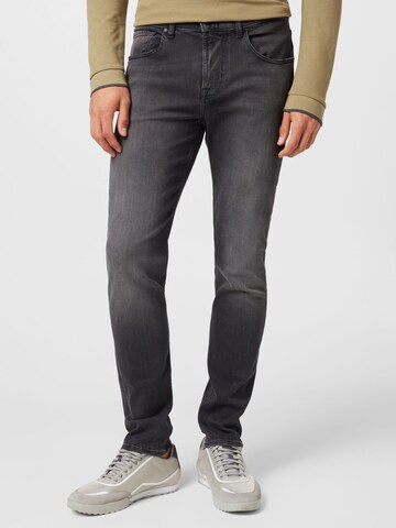 7 for all mankind Regular Jeans in Zwart: voorkant