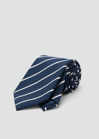MANGO MAN Tie 'Stripe8' in Blue
