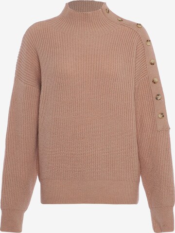 aleva Sweater in Beige: front