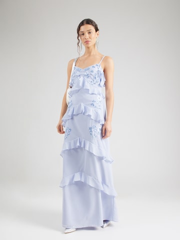 Maya Deluxe Iltapuku värissä sininen: etupuoli