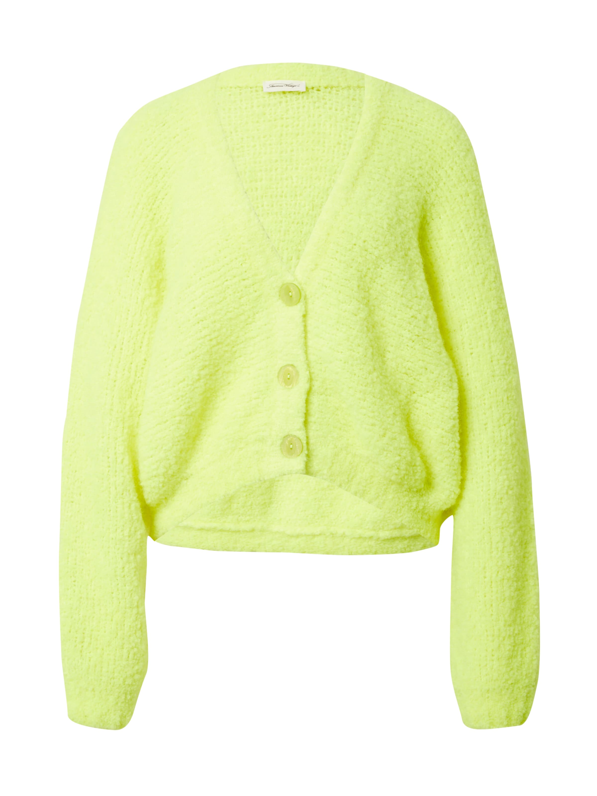 Cardigan 'Zolly' AMERICAN VINTAGE en jaune : devant
