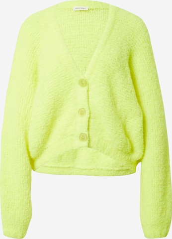 AMERICAN VINTAGE Knit cardigan 'Zolly' in Yellow: front