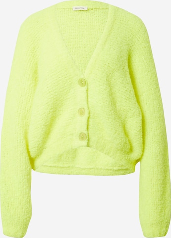 Cardigan 'Zolly' AMERICAN VINTAGE en jaune : devant