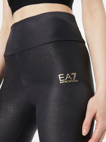 EA7 Emporio Armani Skinny Sporthose in Schwarz