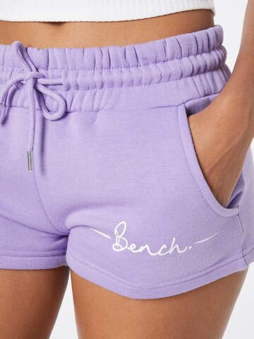 BENCH Slimfit Broek 'NOVA' in Lila