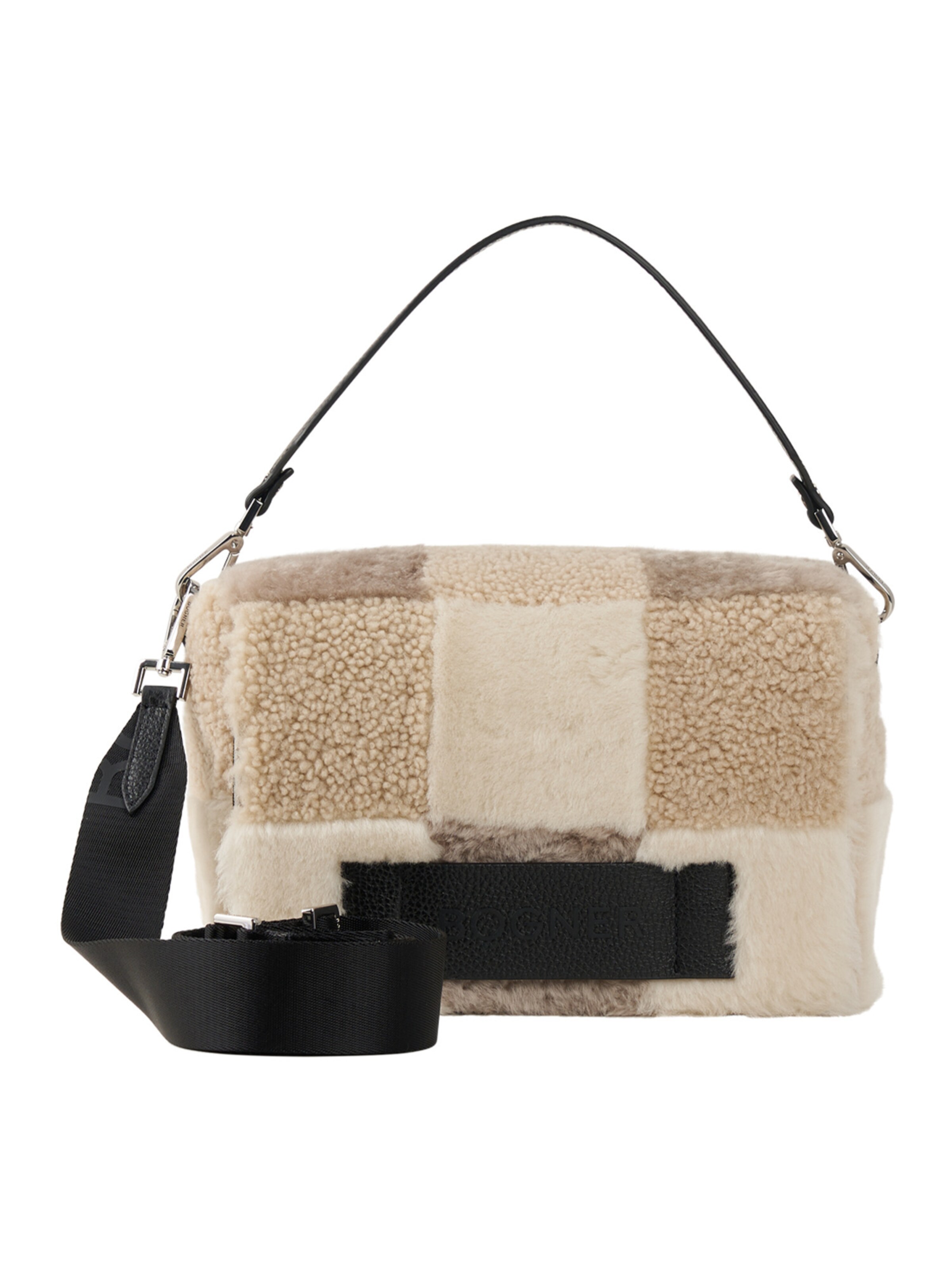 BOGNER - Bolso de mano 'Hochalp Bar' en beige: frente
