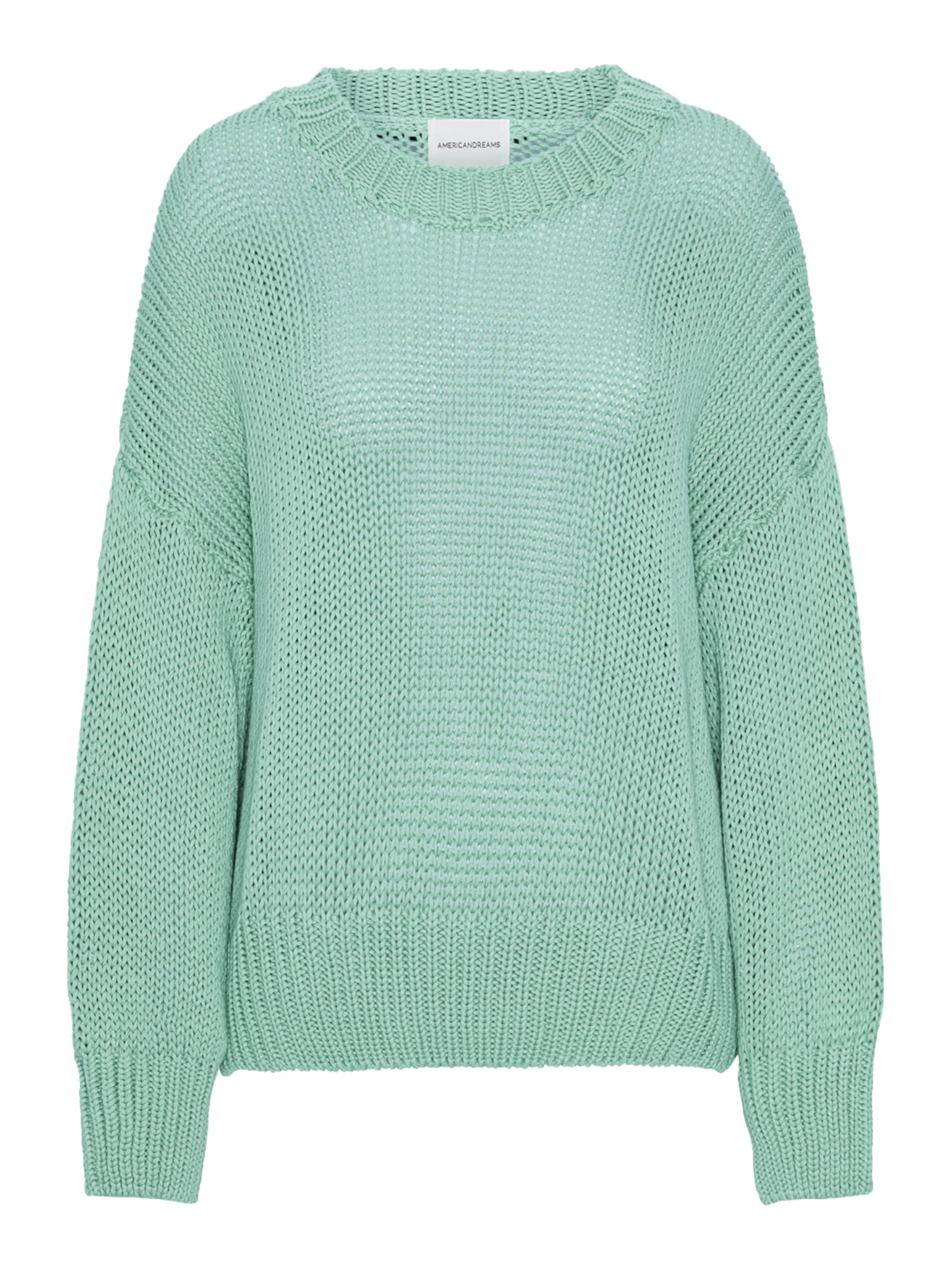 americandreams Oversizepullover 'Pepper'‌‌‌ in Grün: Vorderseite