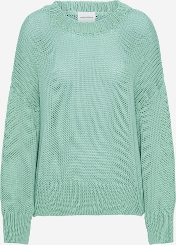 americandreams Oversizepullover 'Pepper' in Grün: Vorderseite