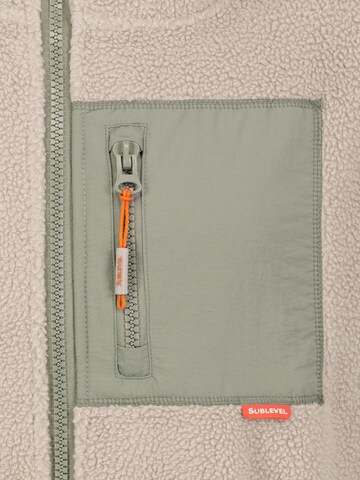 Sublevel Fleece jas in Beige