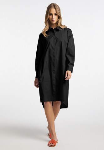 Frieda & Freddies NY Shirt Dress in Black: front