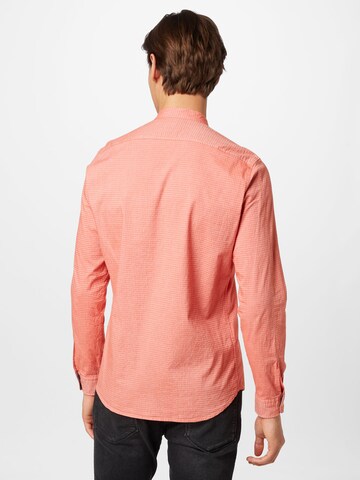 BOSS Orange Regular fit Button Up Shirt 'Race' in Red