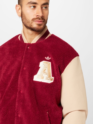 Veste mi-saison 'Varsity' ADIDAS ORIGINALS en rouge