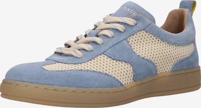 Sneaker bassa in 36 SALAMANDER di colore beige chiaro / blu chiaro, Visualizzazione prodotti