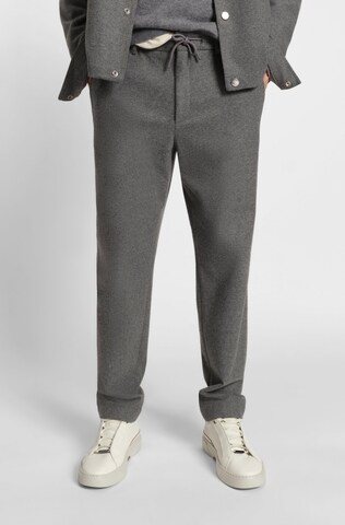 BOSS Tapered Pants in Grey: front
