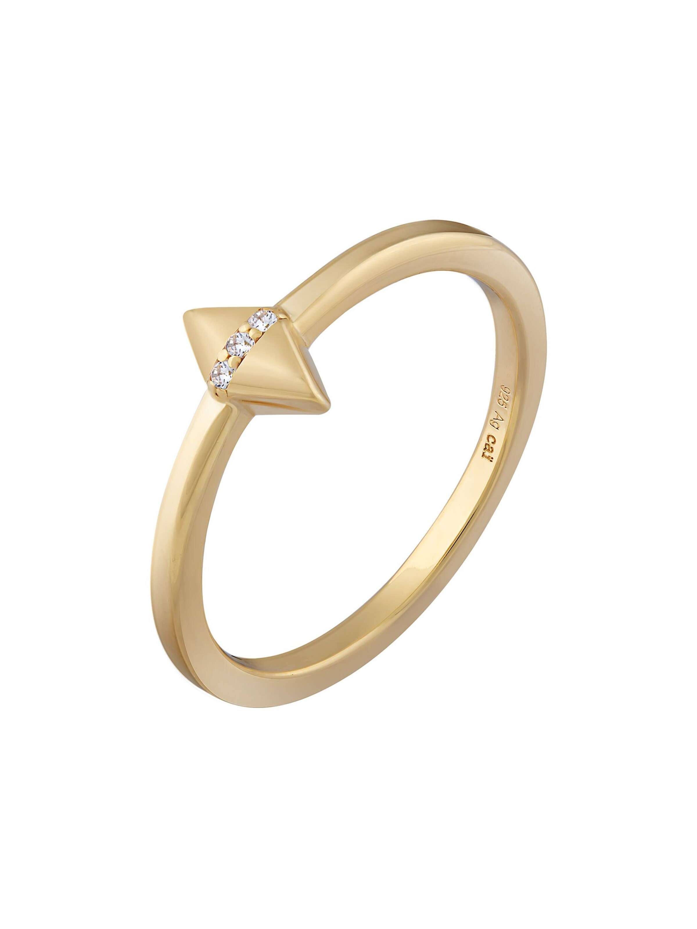 caï Ring in Yellow: front