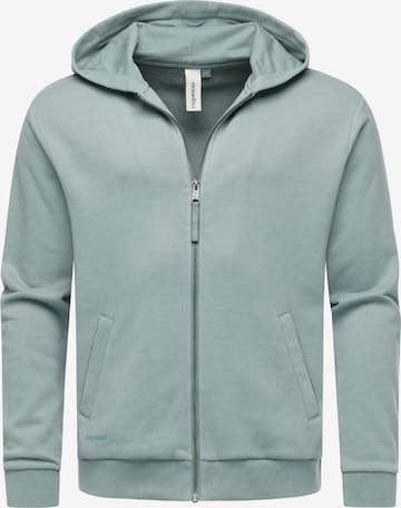 Veste de survêtement 'Natten' Ragwear en bleu : devant