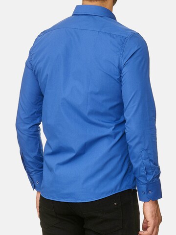 Reslad Slim fit Button Up Shirt 'RS7002' in Blue