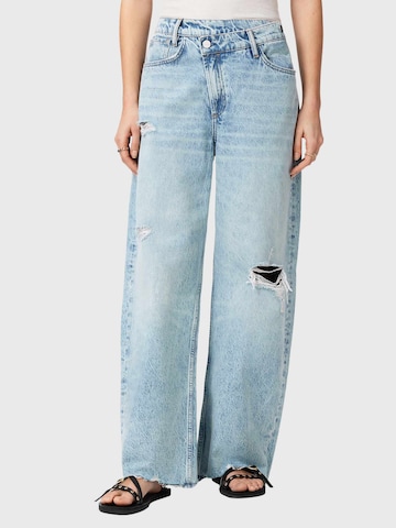 AllSaints Wide leg Τζιν 'AKI' σε μπλε: μπροστά