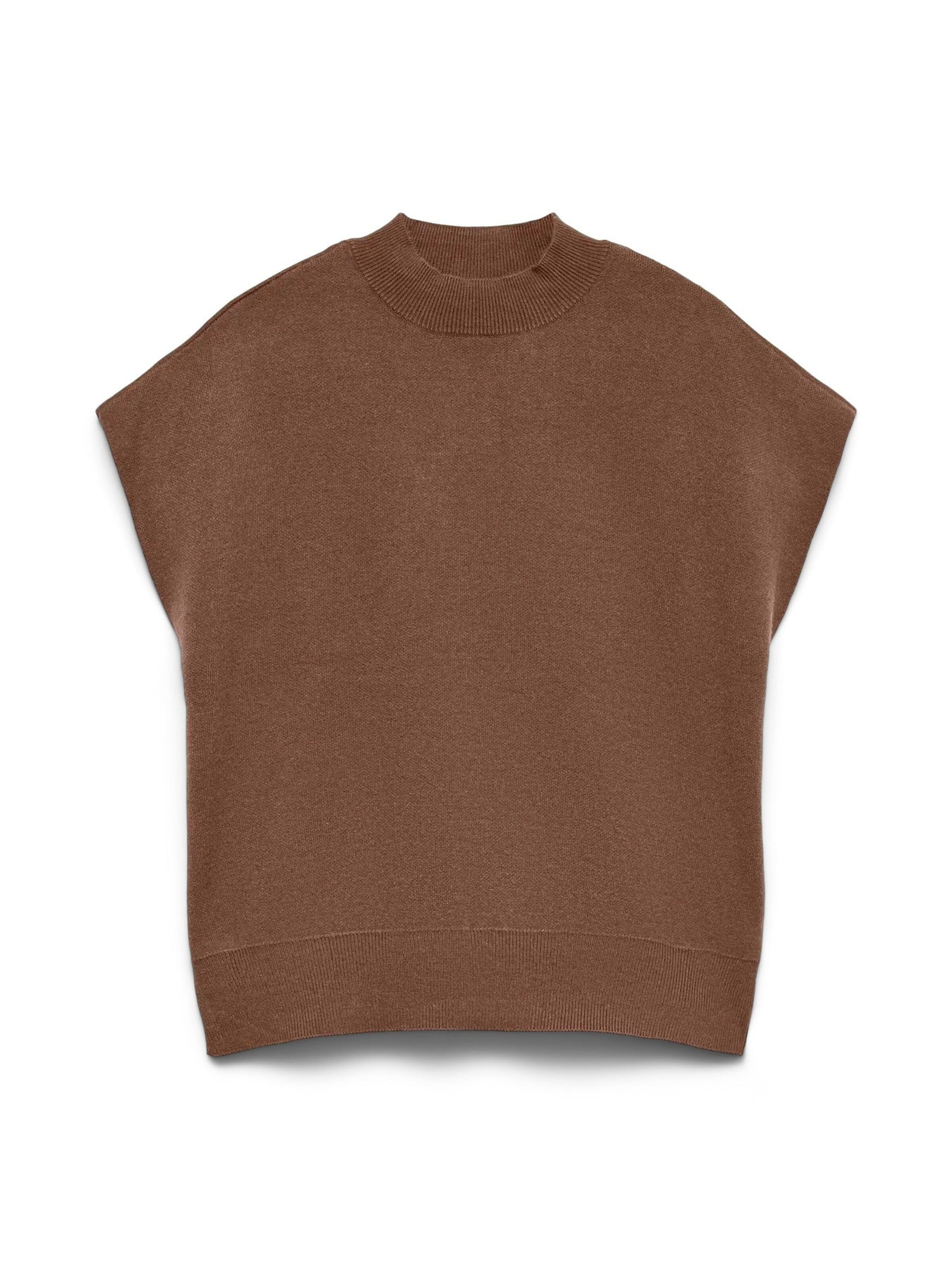 VERO MODA Weste‌‌‌‌‌ in Braun: Vorderseite