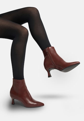 Bottines Salinyang en rouge