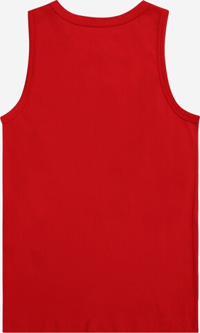 Nike Sportswear Tričko 'ESSNTL HBR' - Červená