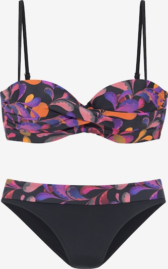 Bikini VIVANCE di colore lilla / arancione / rosso / nero, Visualizzazione prodotti