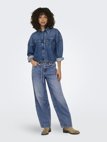 ONLY Wide leg Jeans 'Gianna' i blå