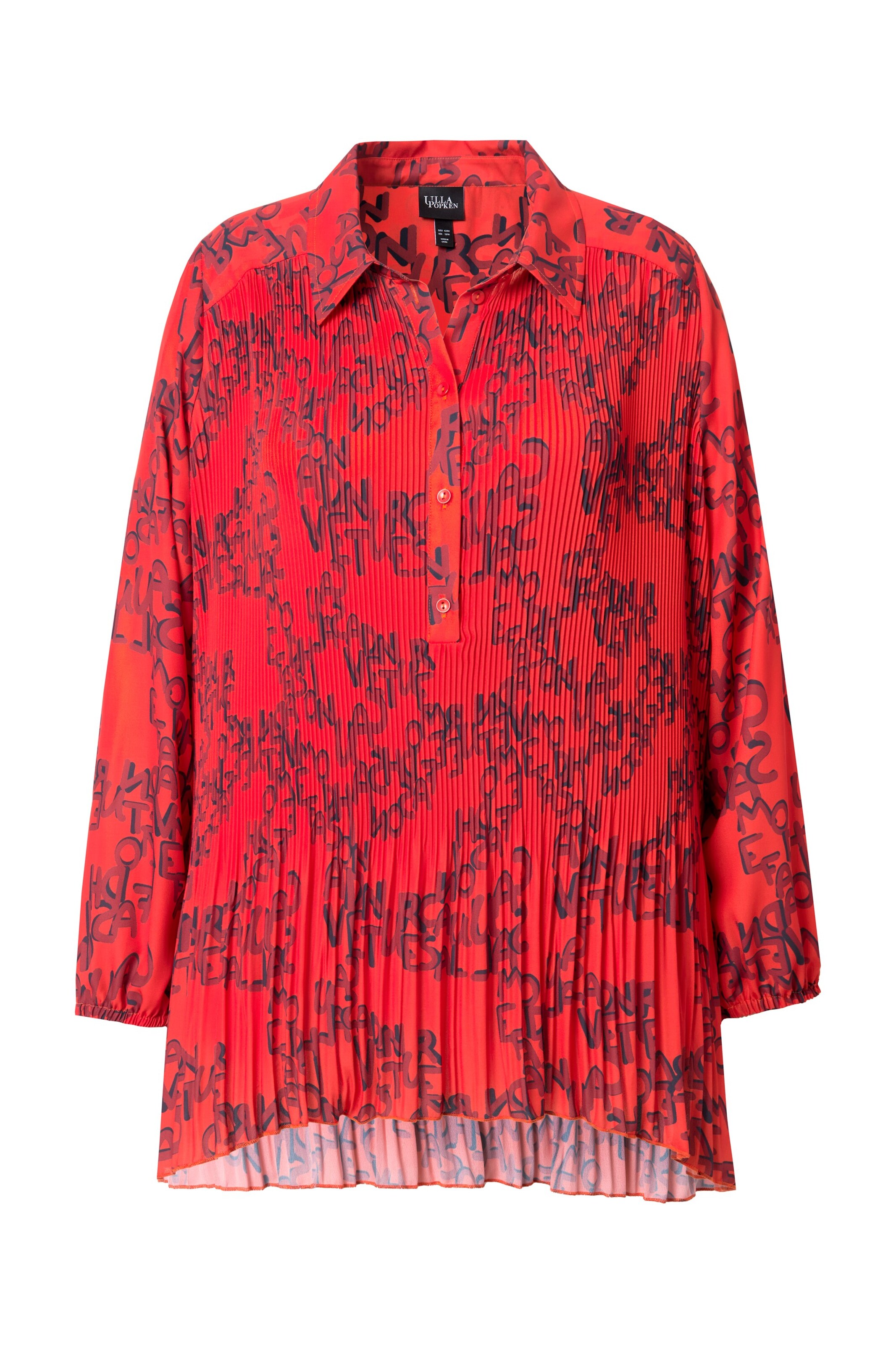 Ulla Popken Tuniek in Rood: voorkant