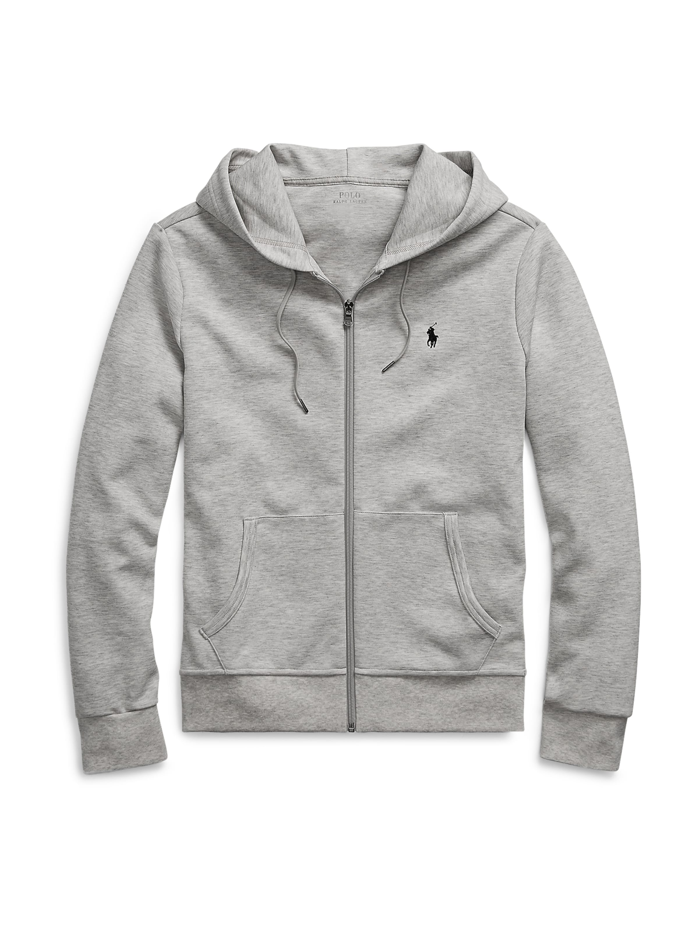 Veste de survêtement Polo Ralph Lauren en gris : devant