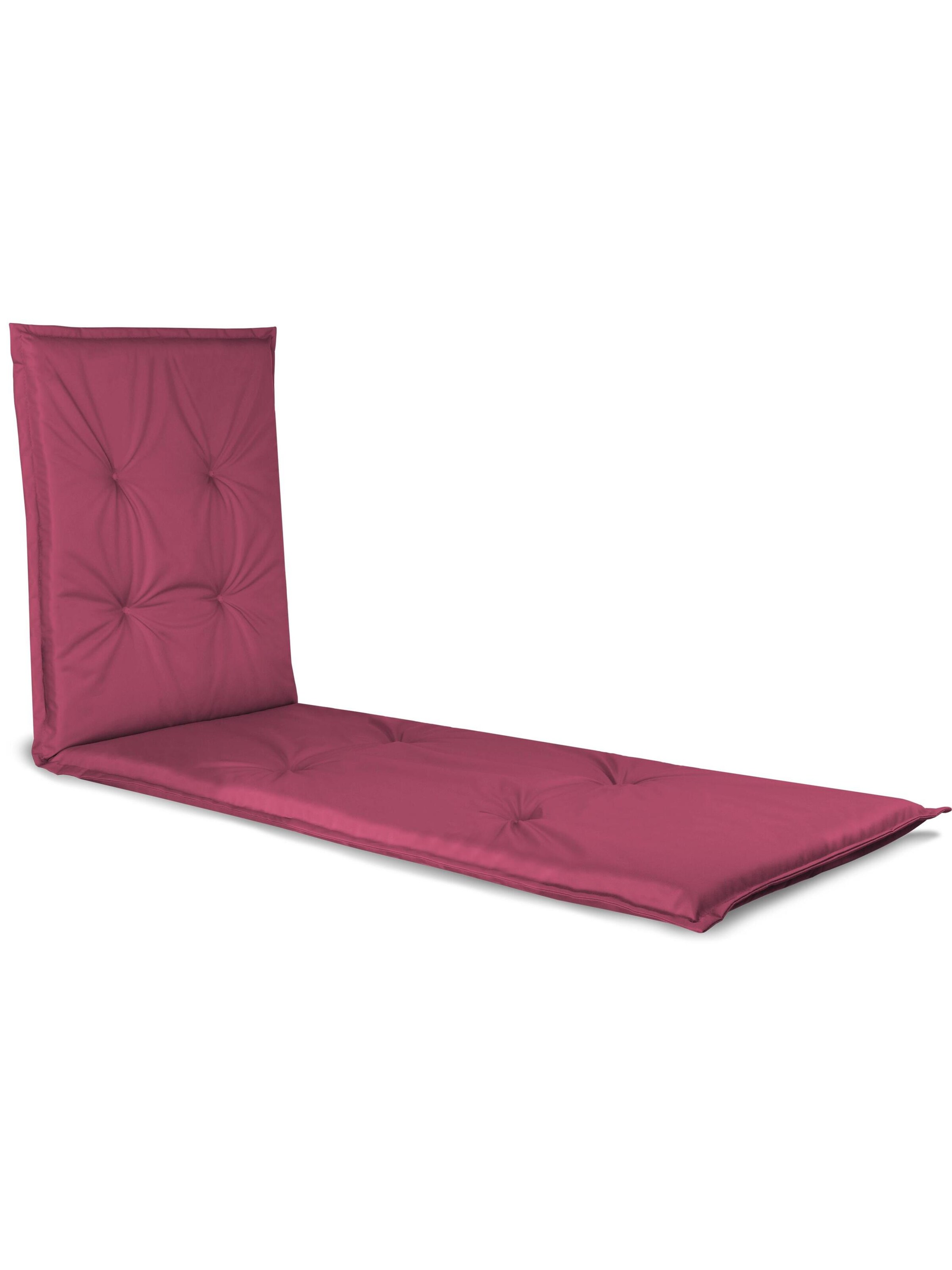 Aspero Gartenliege Auflage 'Matera' in Rot