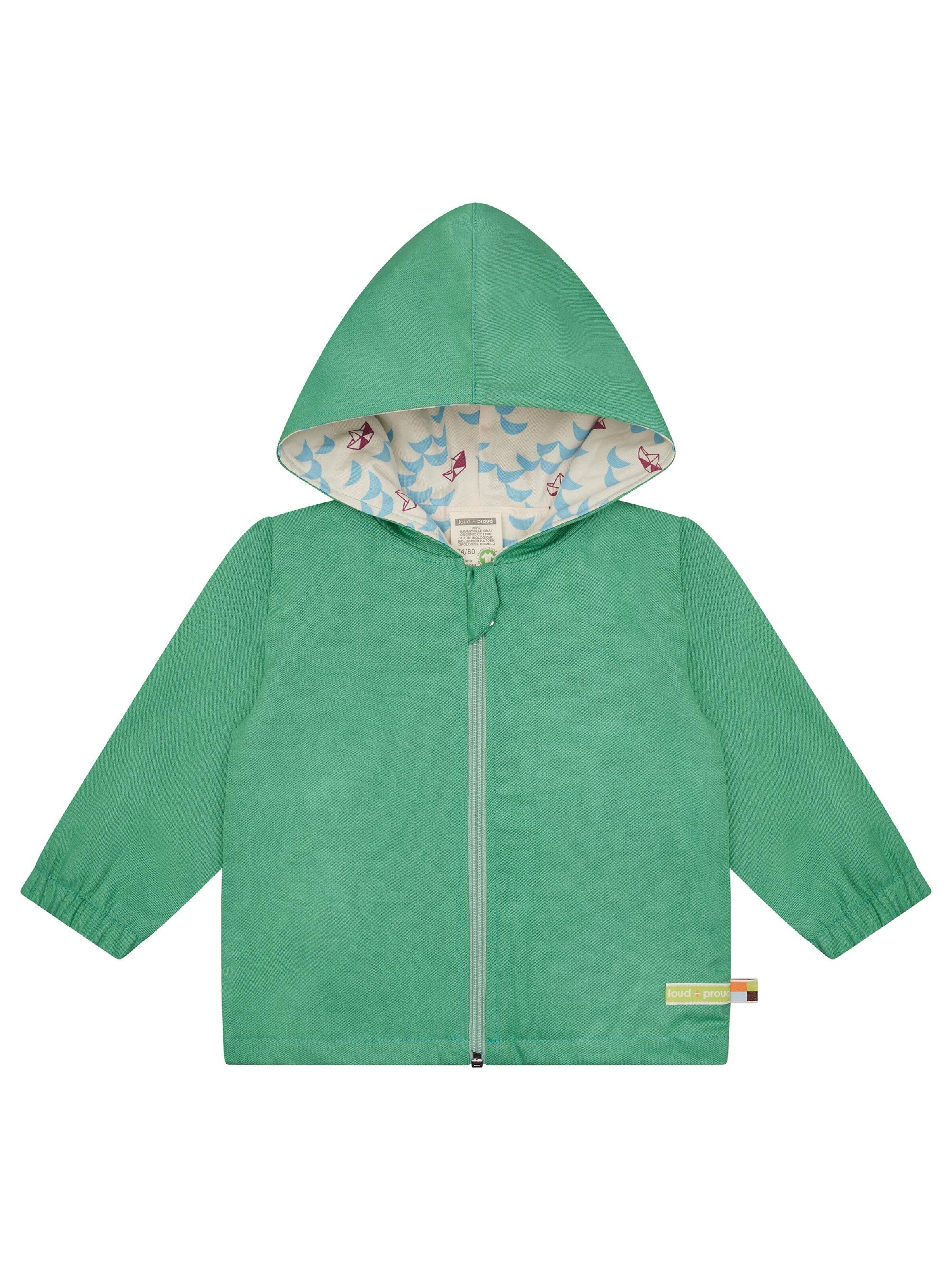 loud + proud Outdoorjacke in Grün: Vorderseite