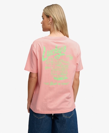T-shirt 'Roadside Trade' Superdry & Co en rose