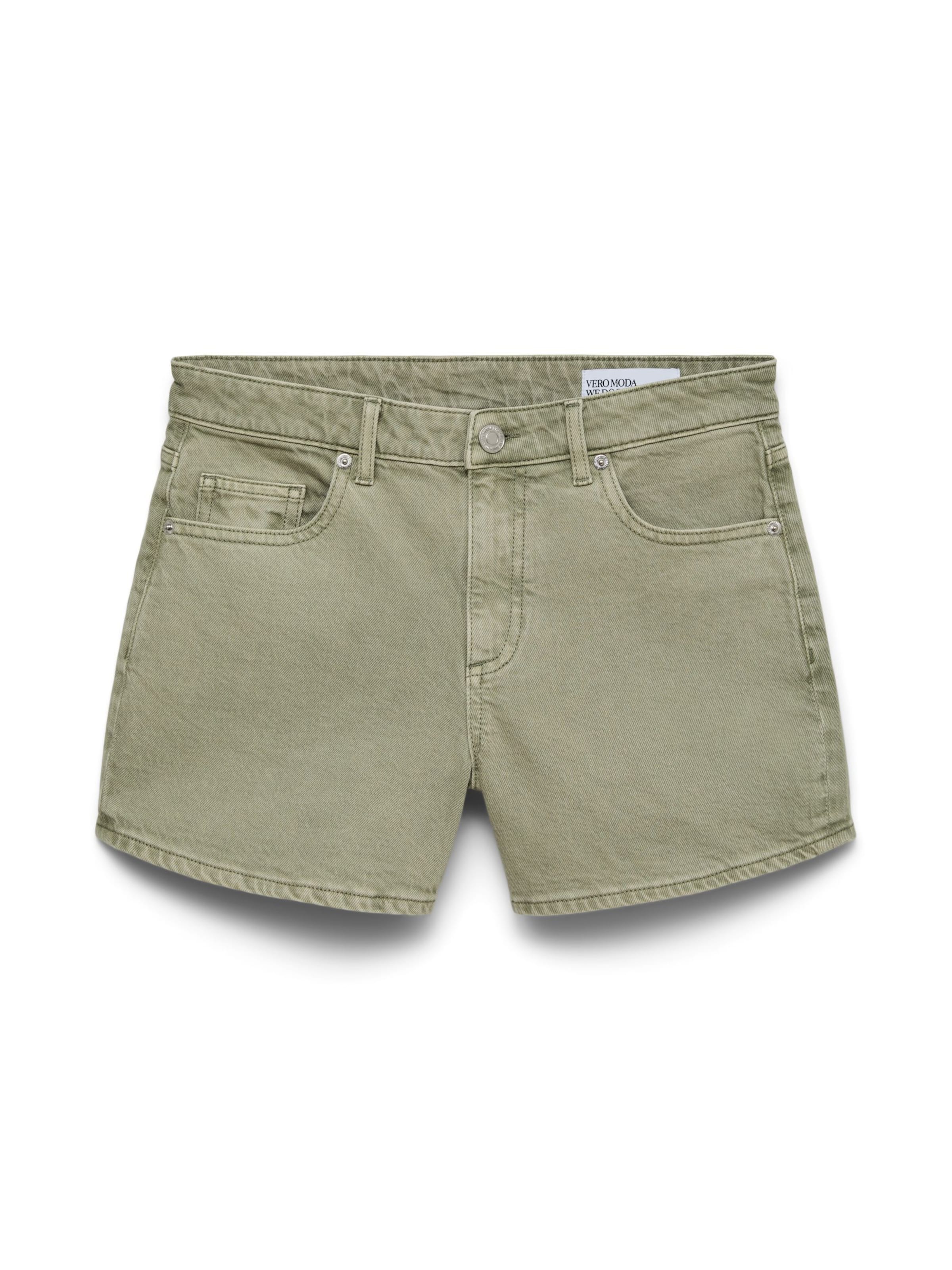 VERO MODA Regular Jeans 'VMTess' in Groen: voorkant