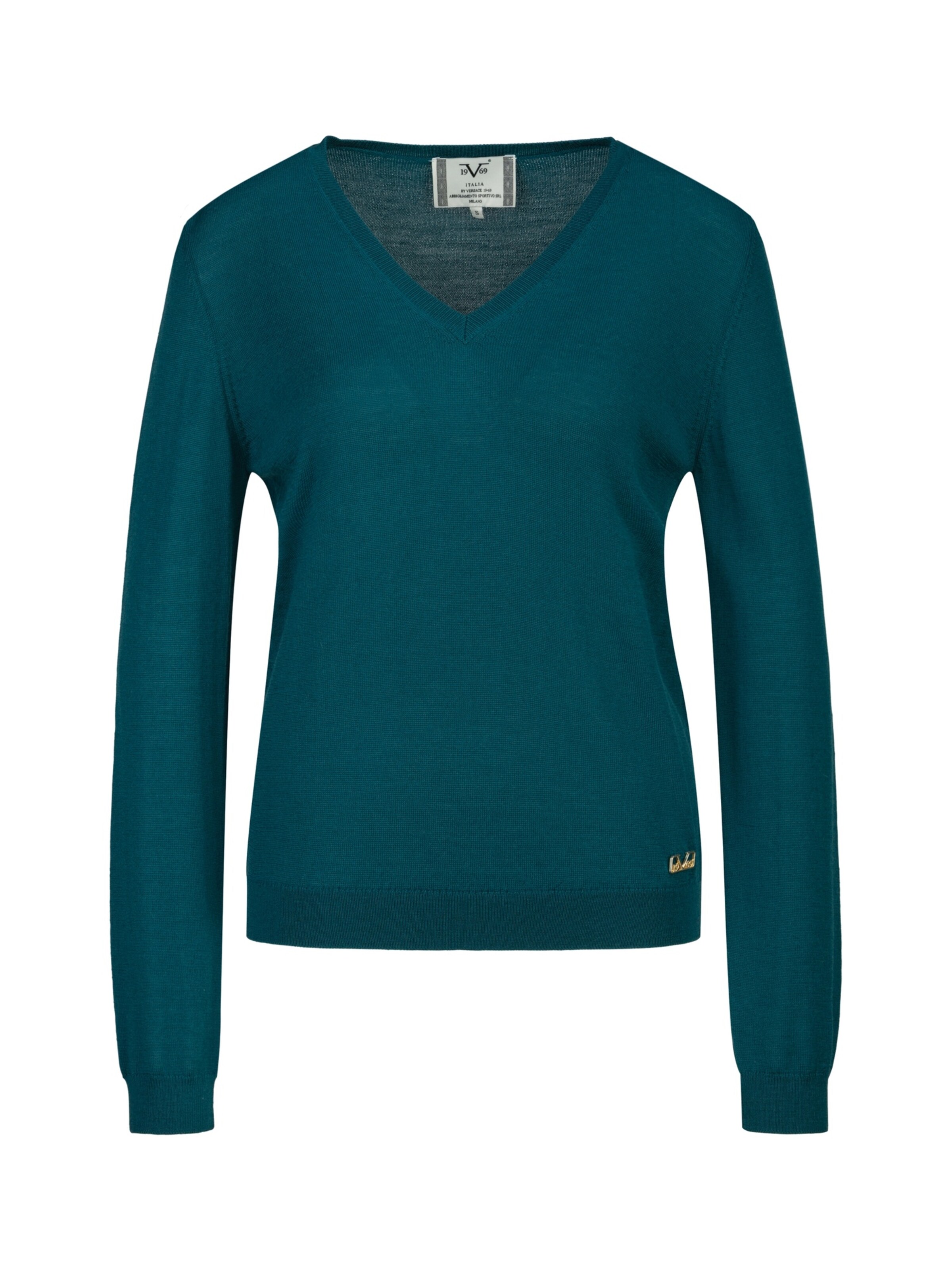 19V69 ITALIA Pullover ' Lusia ' in Blau: Vorderseite