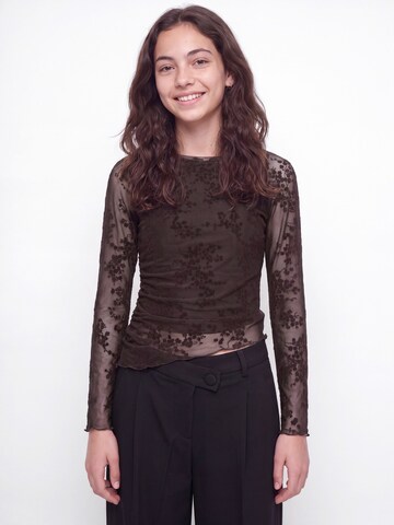 JJXX T-shirt 'JXJANA' i brun: framsida