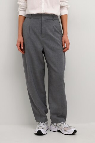 Kaffe Tapered Pants 'Merle' in Grey: front