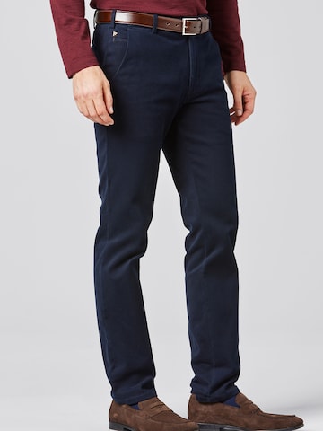Regular Pantalon chino 'Bonn 2-8616' MEYER en bleu : devant