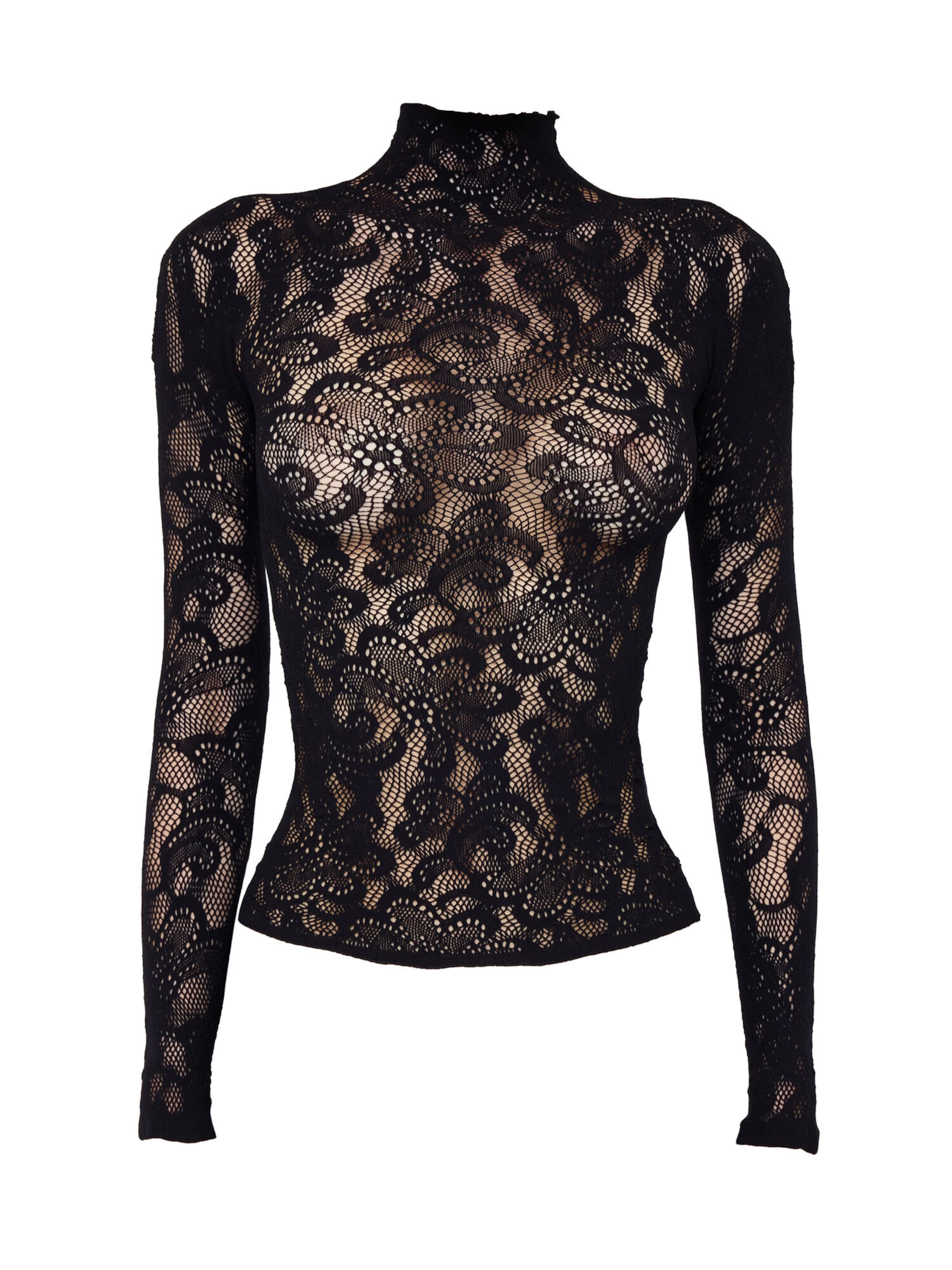 CALZEDONIA Shirt 'Pop' in Schwarz: Vorderseite