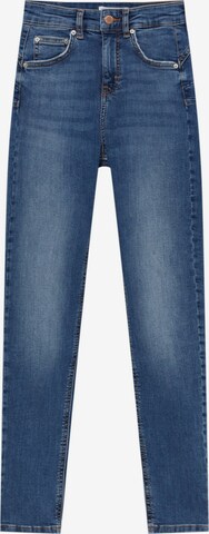 Pull&Bear Skinny Jeans i blå: forside