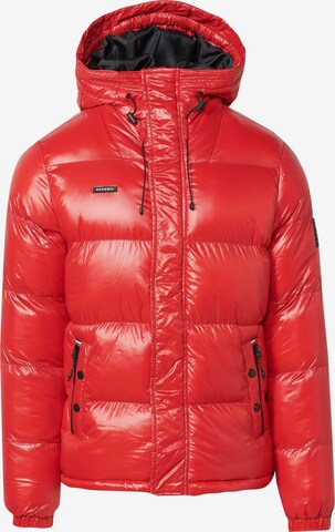 KOROSHI Between-season jacket in Red: front