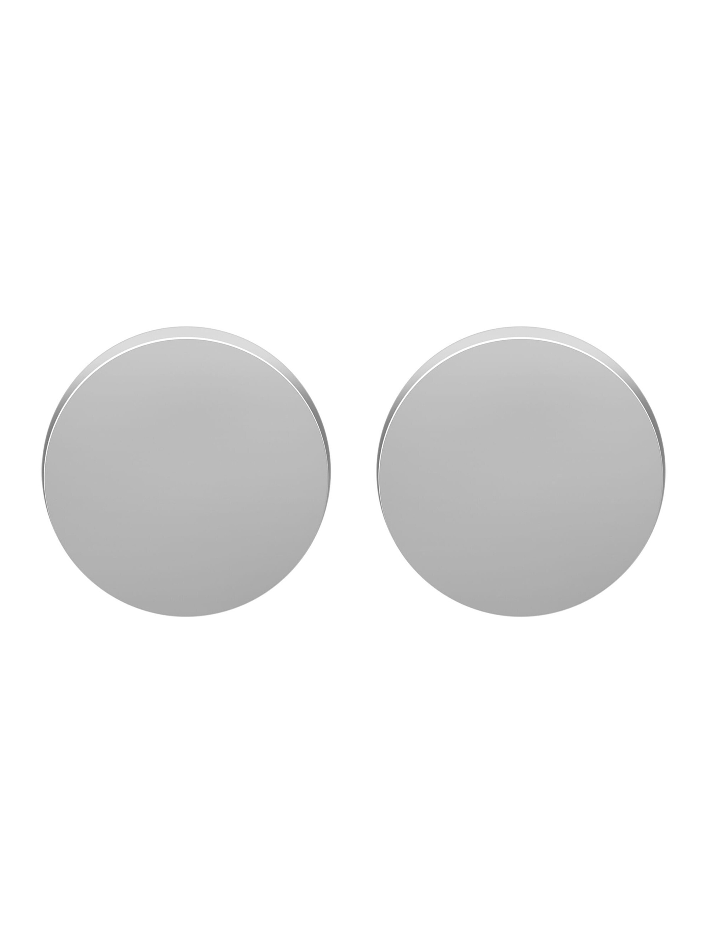 Akzent Earrings 'Circ, langlebig' in Silver: front