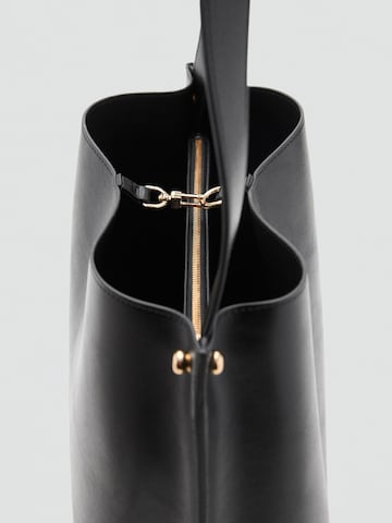MANGO Shopper 'DOTS' in Schwarz