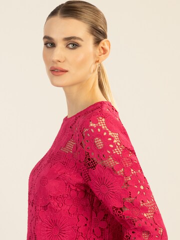 APART Spitzenbluse in Pink
