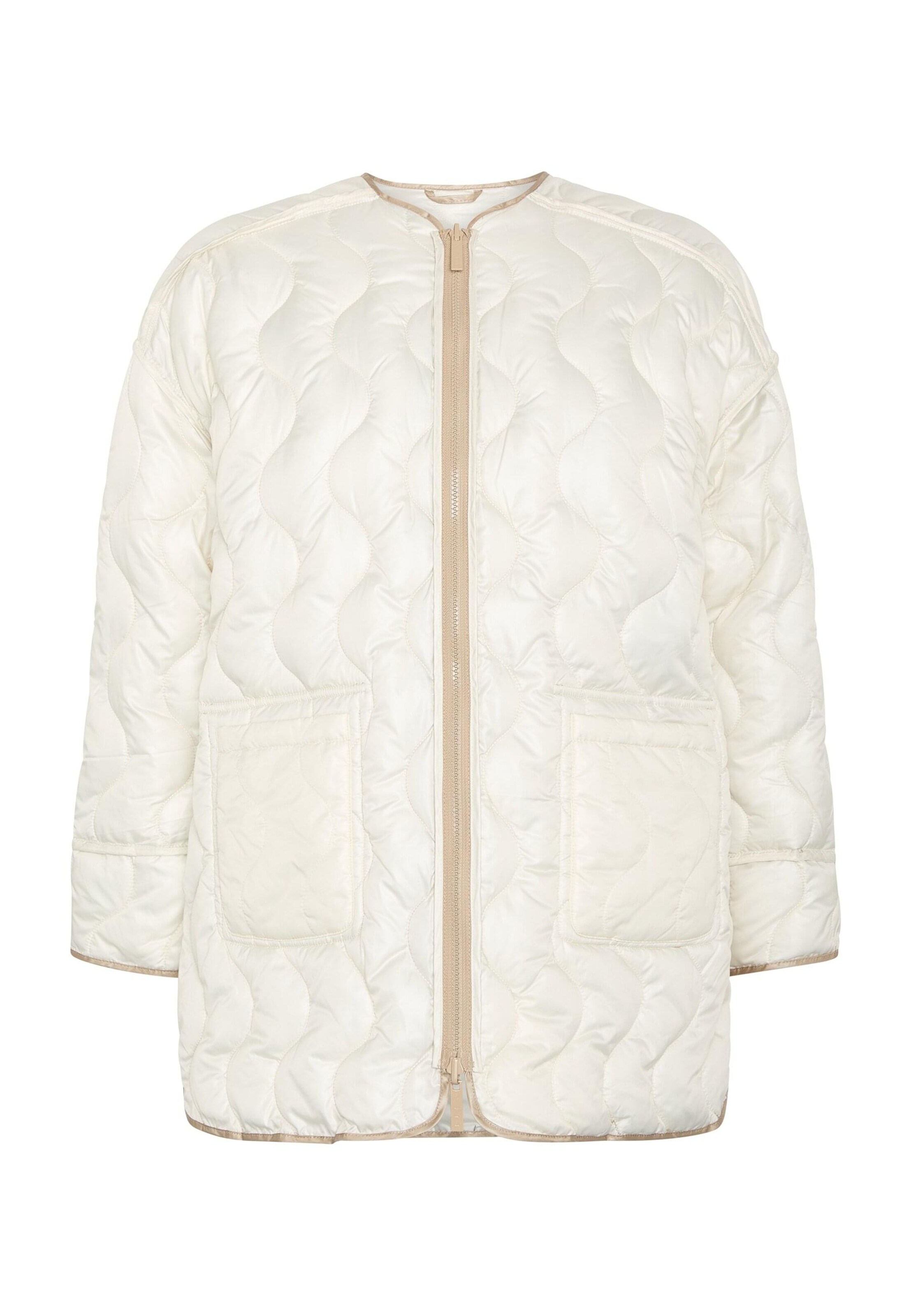 Born Living Yoga Jacke 'Yasu' in Beige: Vorderseite