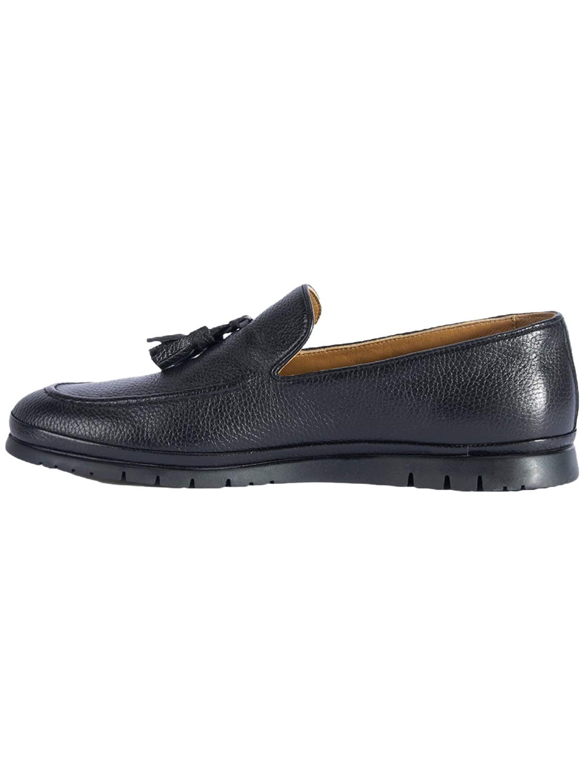 Mocassin 'DESA Herren-Lederslipper mit Quasten' Desa en noir