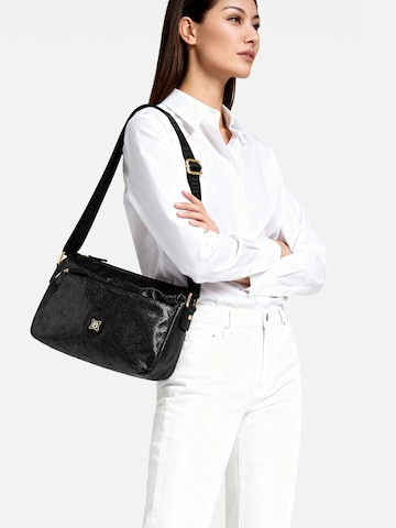 Borsa a tracolla 'Tapiro 24' di Laura Biagiotti in nero: frontale