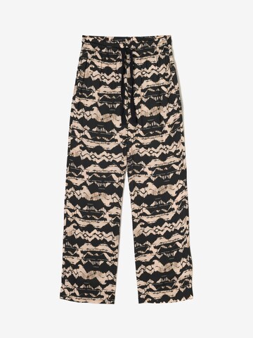 Le Temps Des Cerises Loosefit Broek 'Lomy' in Zwart: voorkant
