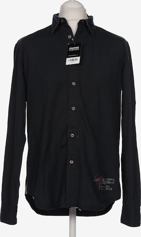 REPLAY Hemd L in Blau: Vorderseite