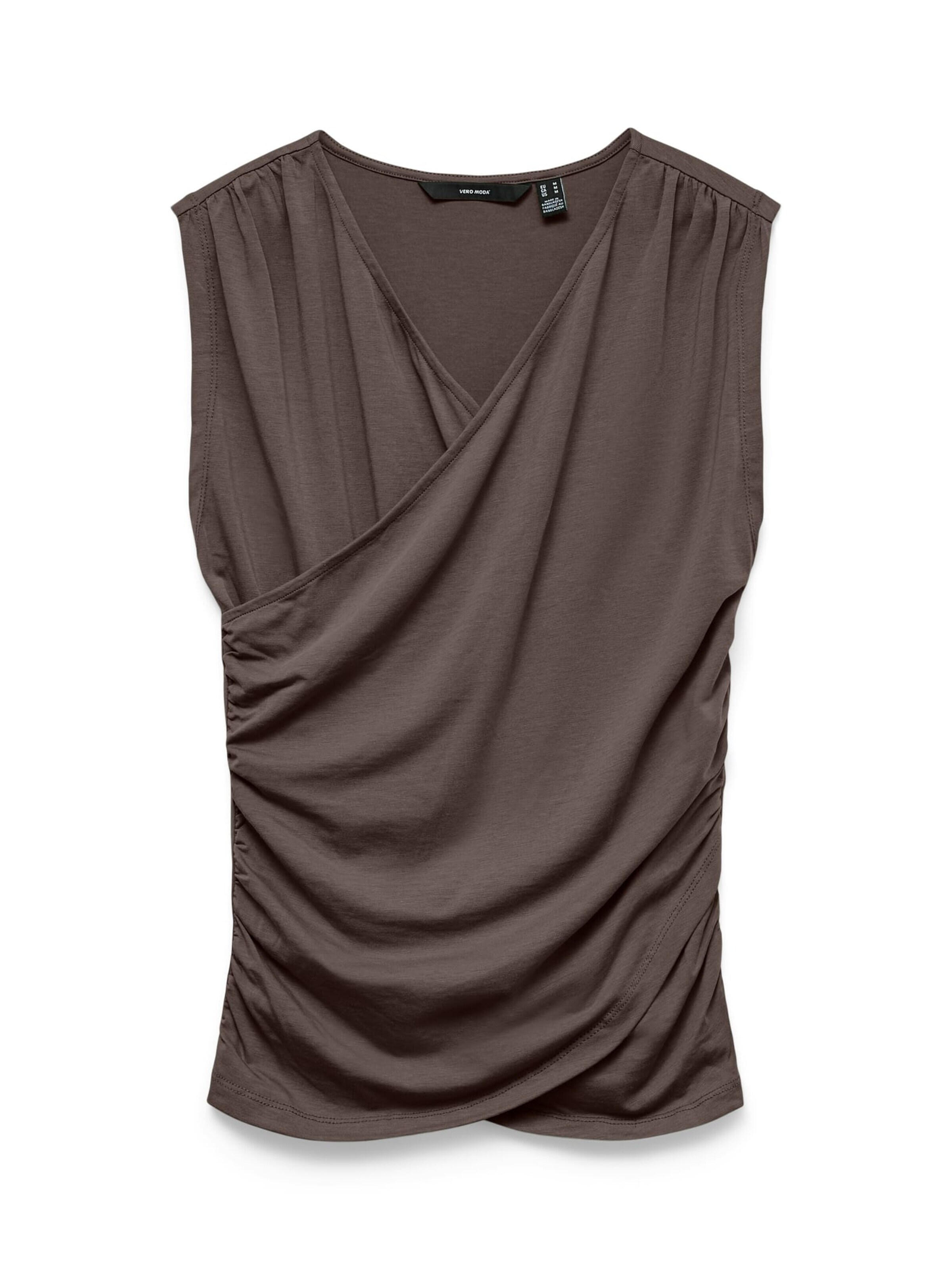VERO MODA Top 'Kira' in Bruin: voorkant