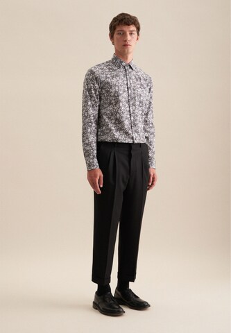 SEIDENSTICKER Regular fit Business shirt in Grey